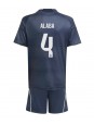 Real Madrid David Alaba #4 Venkovní dres pro děti 2025-26 Krátký Rukáv (+ trenýrky)